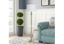 stlc brass floor lamp   
