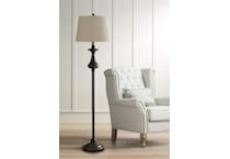 stlc bronze floor lamp   