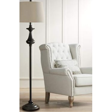 Bronze Floor Lamp 62"H