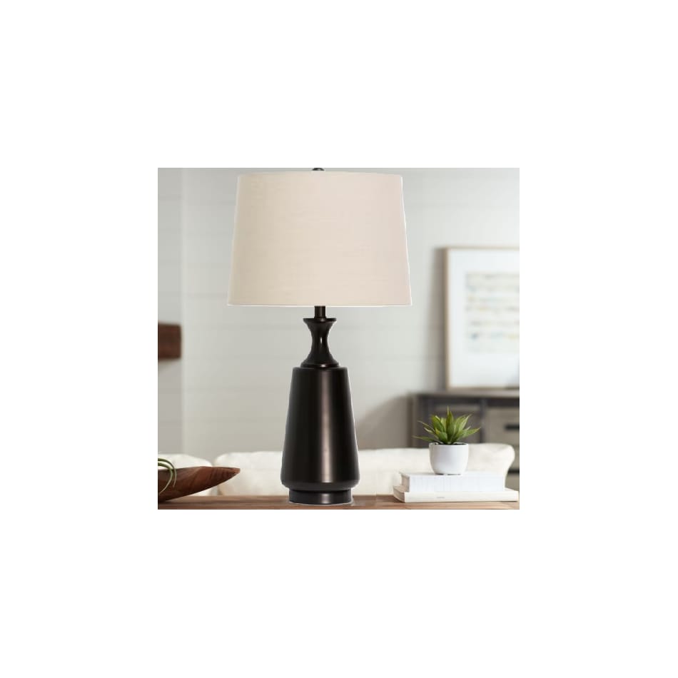 stlc bronze table lamp   