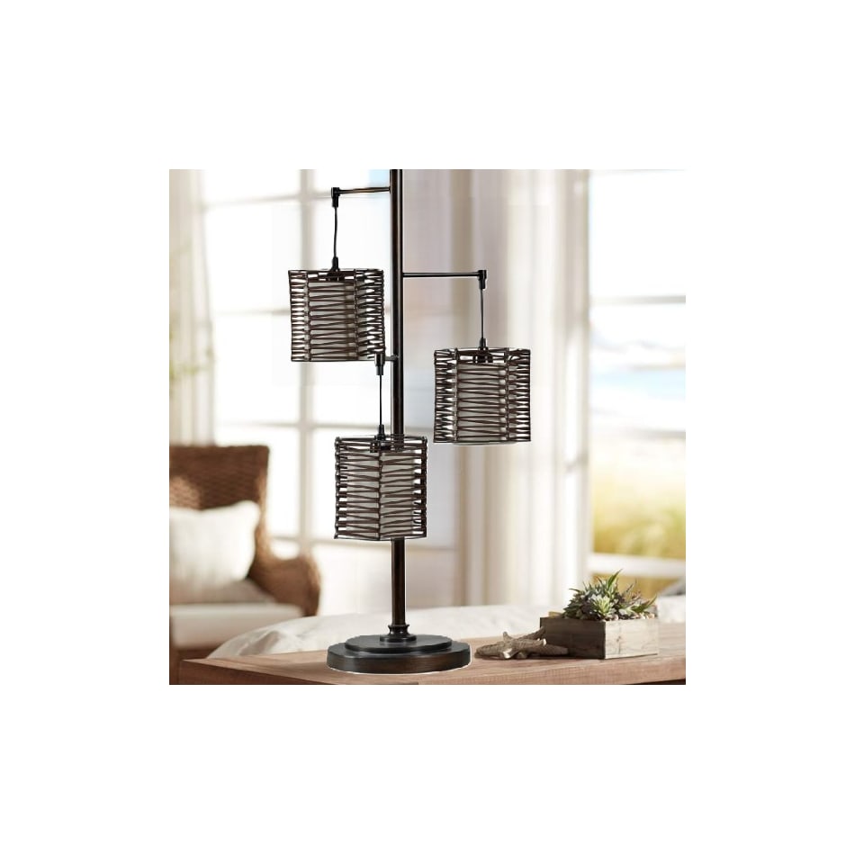 stlc bronze table lamp   