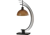 stlc bronze table lamp   