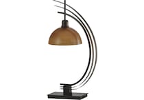 stlc bronze table lamp   