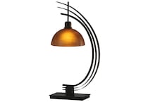 stlc bronze table lamp   