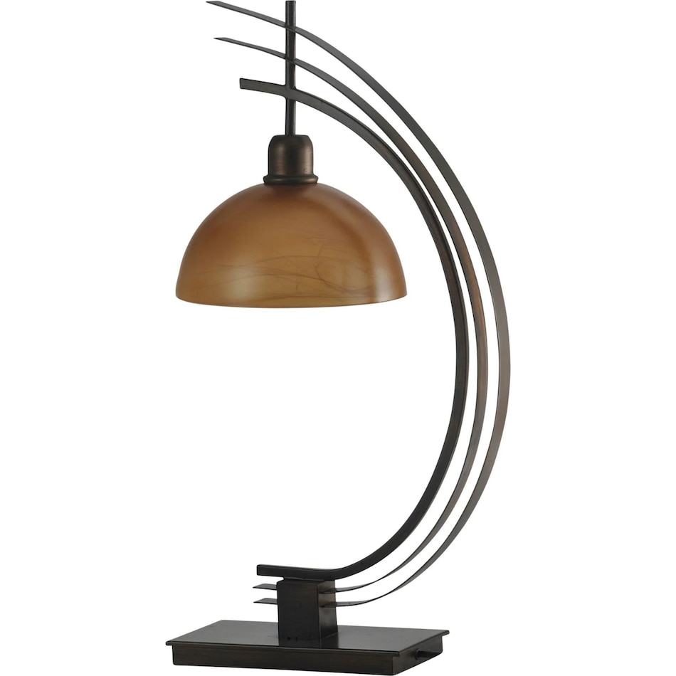 stlc bronze table lamp   