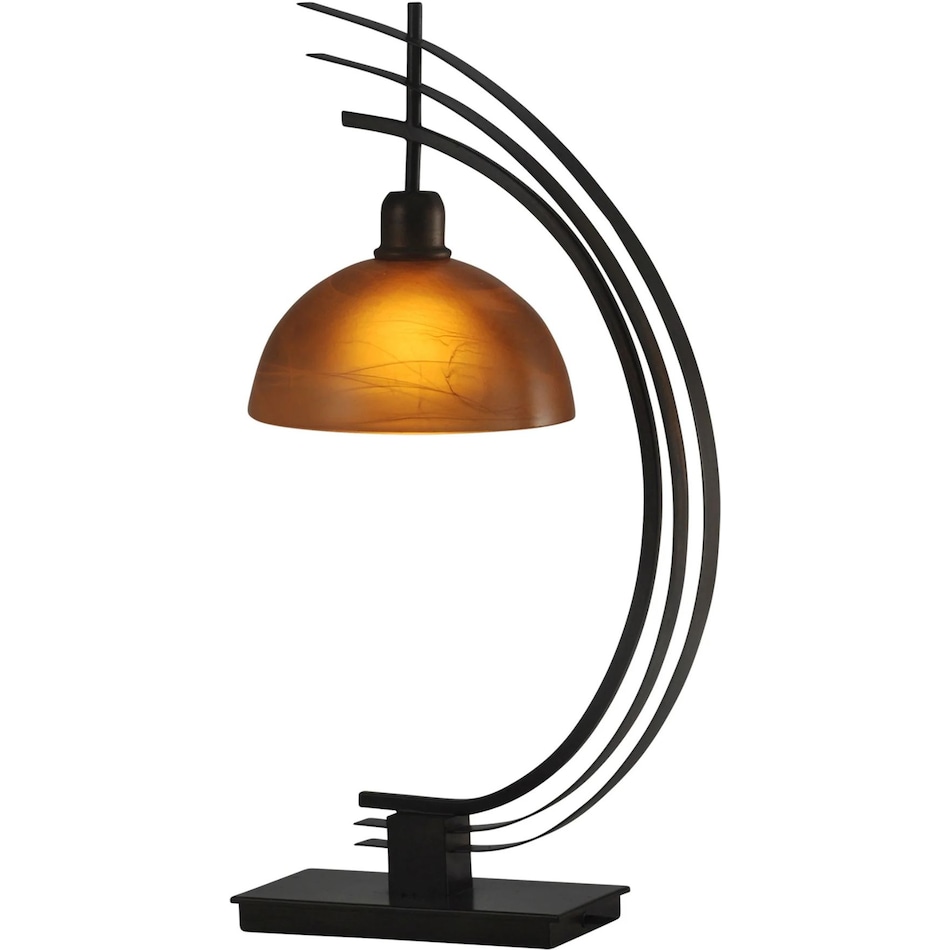 stlc bronze table lamp   