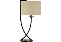 stlc bronze table lamp   