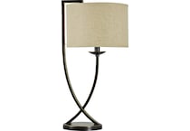 stlc bronze table lamp   