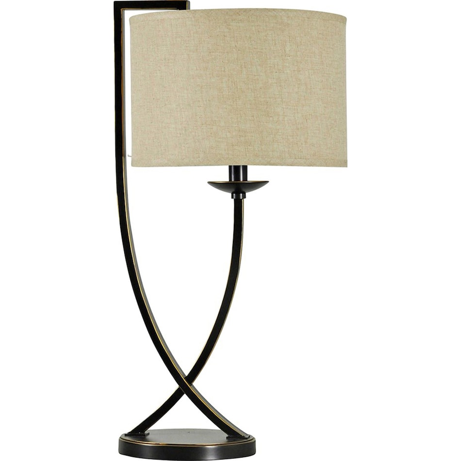 stlc bronze table lamp   
