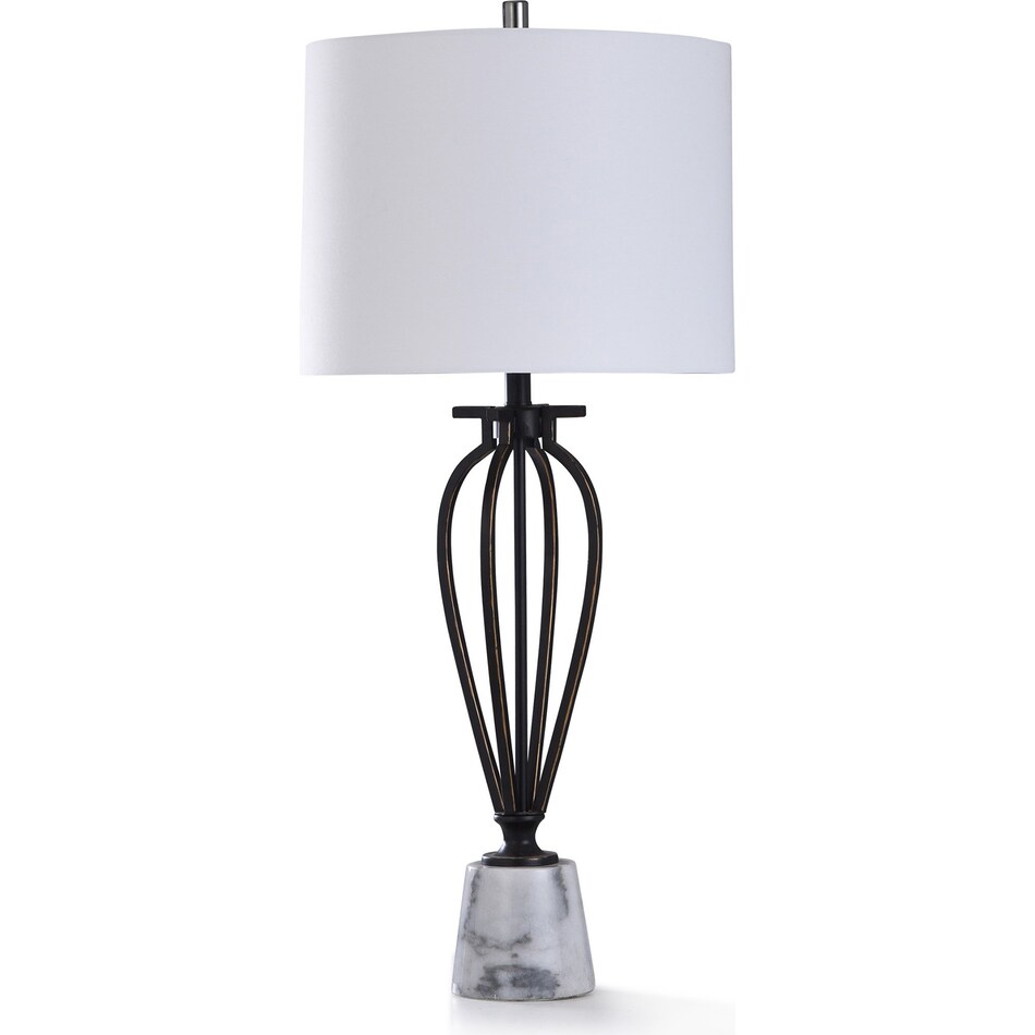 stlc bronze table lamp   