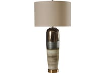 stlc bronze table lamp   