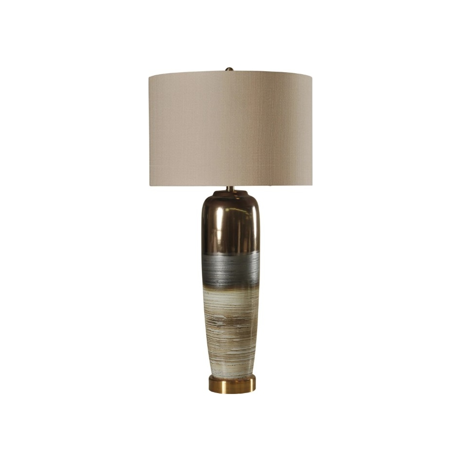 stlc bronze table lamp   