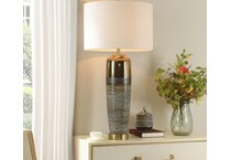 stlc bronze table lamp   