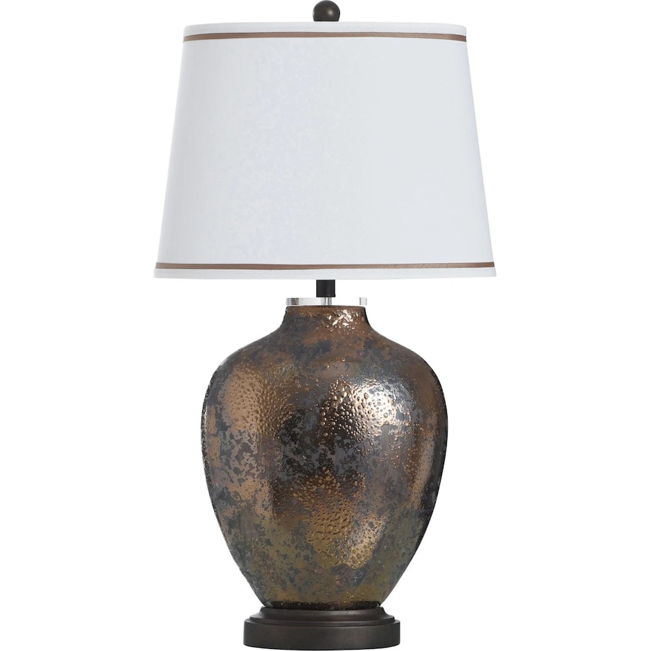 stlc bronze table lamp   