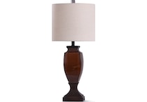 stlc bronze table lamp   