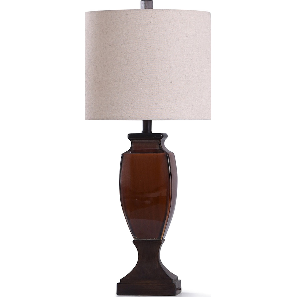 stlc bronze table lamp   