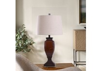 stlc bronze table lamp   