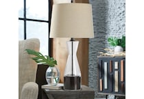 stlc bronze table lamp   
