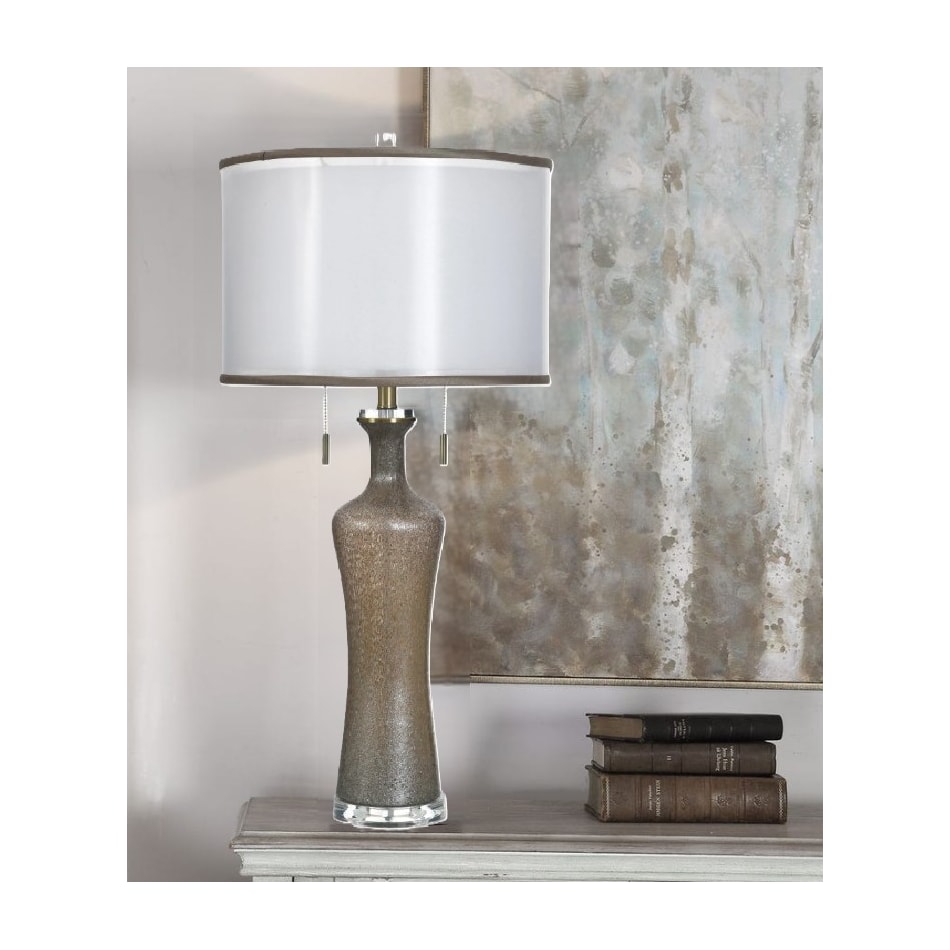 stlc bronze table lamp   