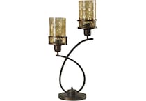 stlc bronze table lamp   