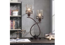 stlc bronze table lamp   