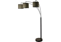 stlc brown arc lamp   