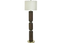 stlc brown floor lamp   