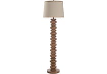 stlc brown floor lamp   