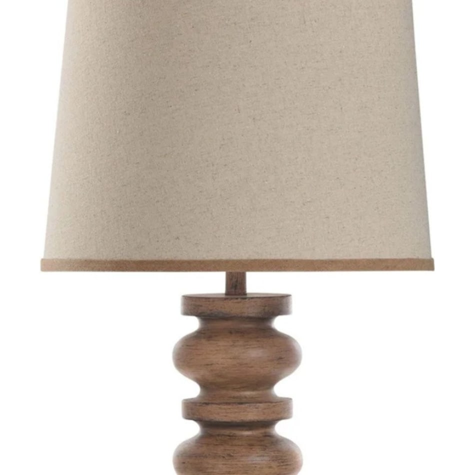 stlc brown floor lamp   