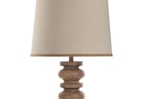 stlc brown floor lamp   