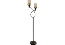 stlc brown floor lamp   