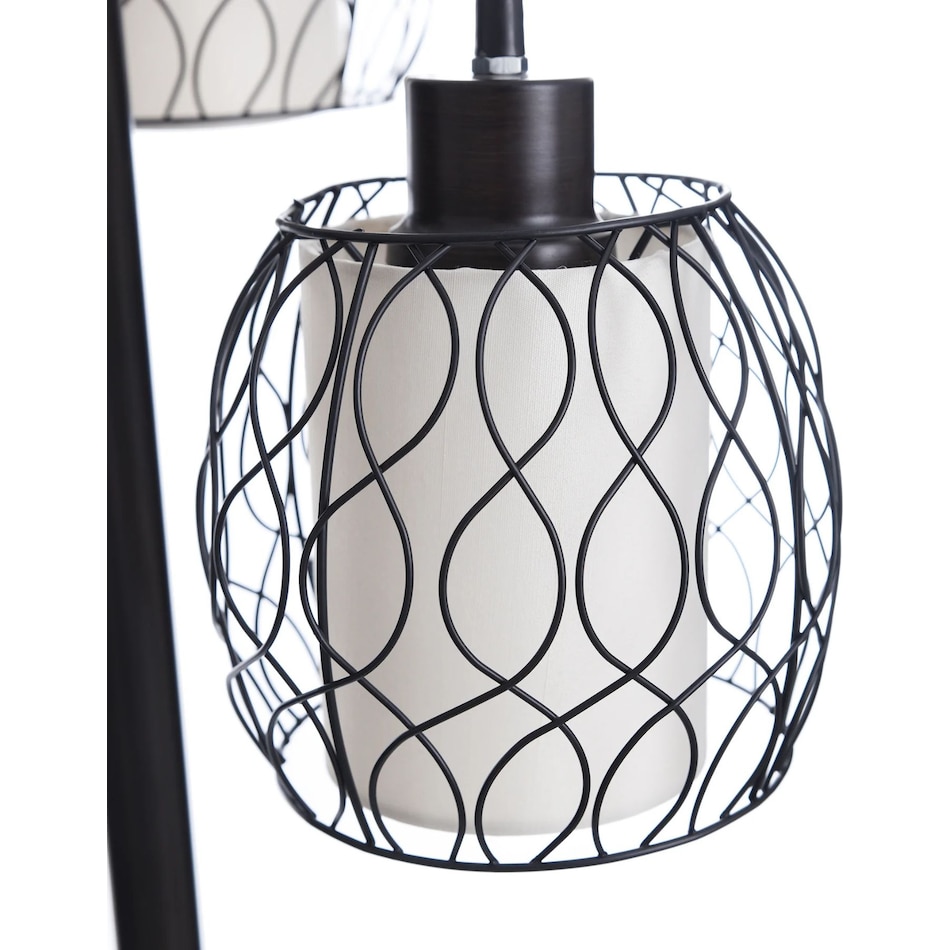 stlc brown floor lamp   