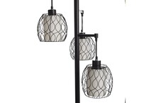 stlc brown floor lamp   