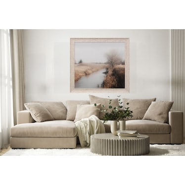 Cattail Creek Framed Print 42"W x 42"H