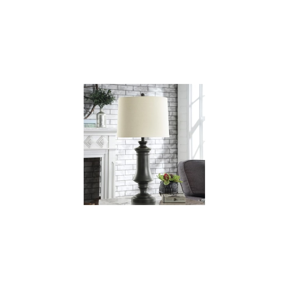 stlc brown table lamp   