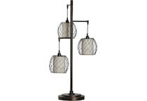 stlc brown table lamp   