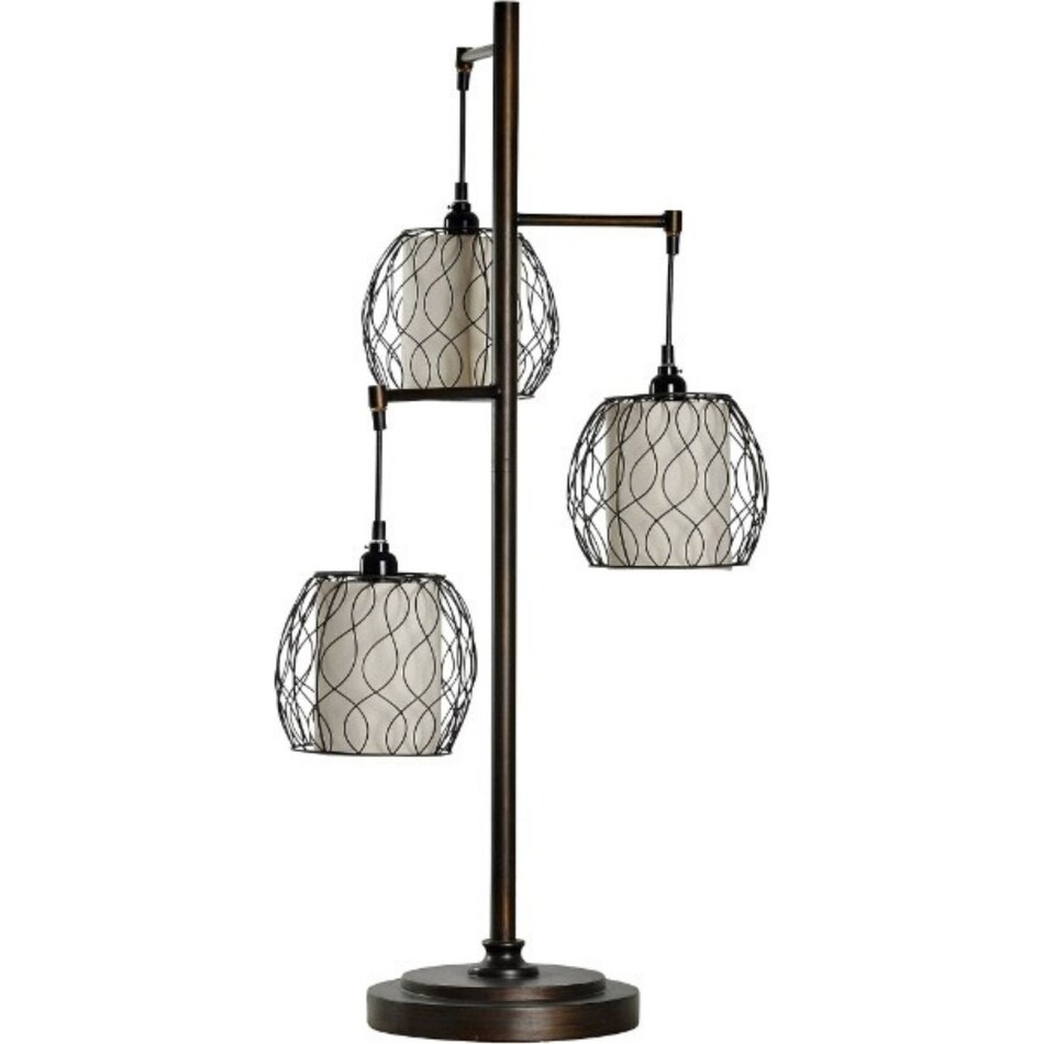 stlc brown table lamp   