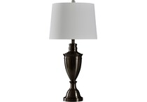 stlc brown table lamp   