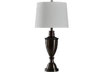 stlc brown table lamp   