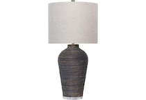 stlc brown table lamp   