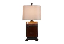 stlc brown table lamp   