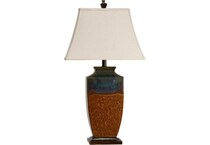 stlc brown table lamp   
