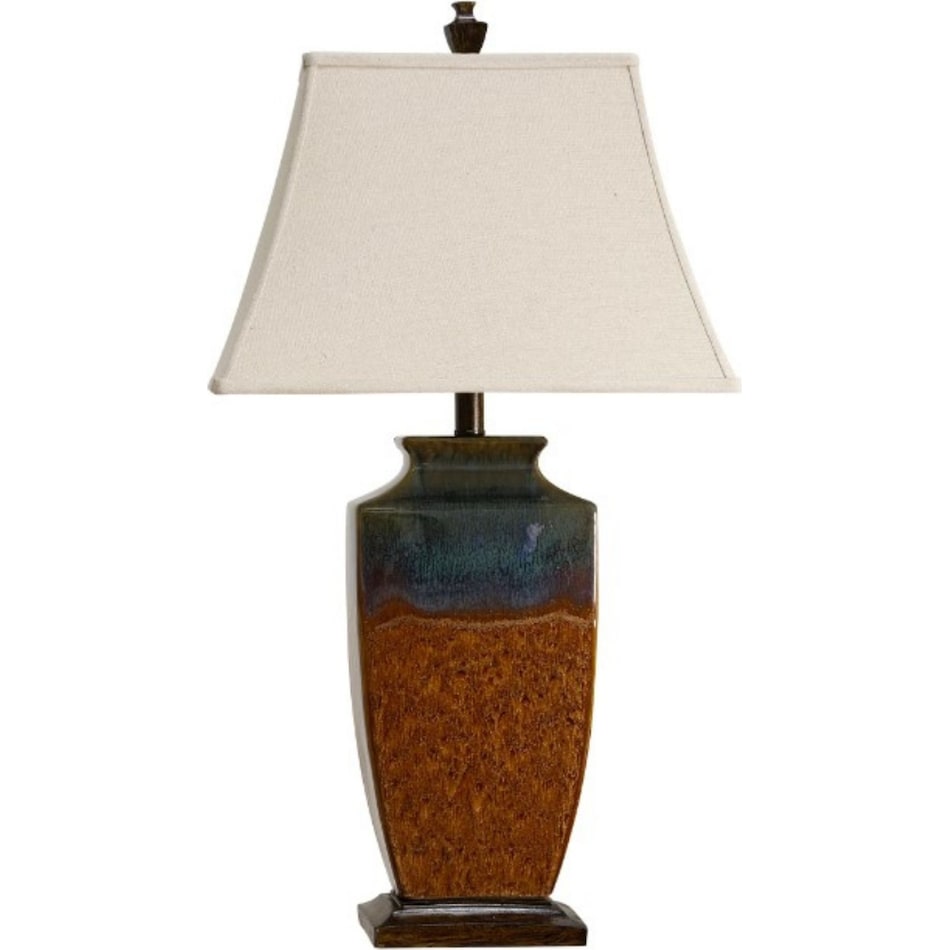 stlc brown table lamp   