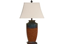 stlc brown table lamp   