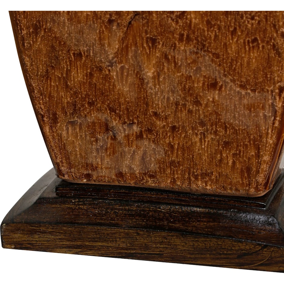 stlc brown table lamp   