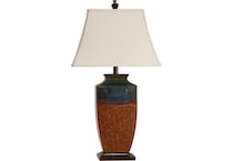 stlc brown table lamp   