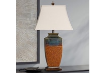 stlc brown table lamp   