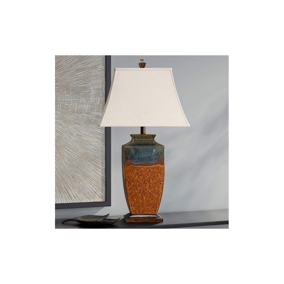 stlc brown table lamp   
