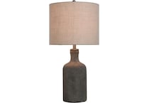 stlc brown table lamp   