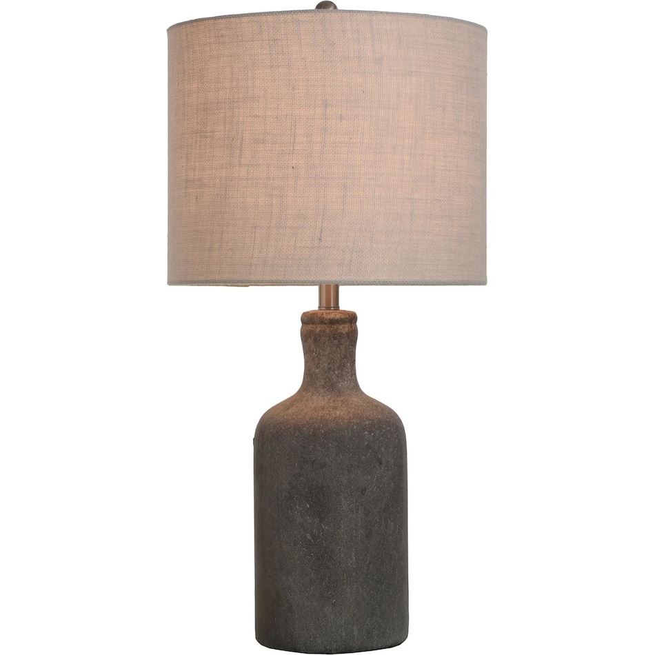 stlc brown table lamp   